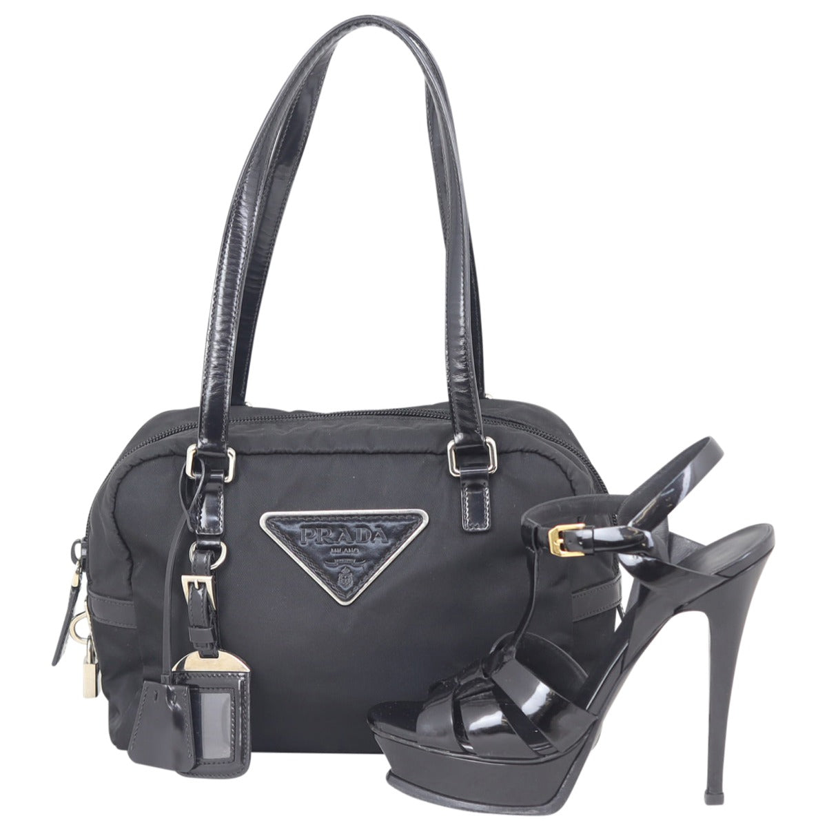 Prada Tessuto Shoulder Bag Shoe

