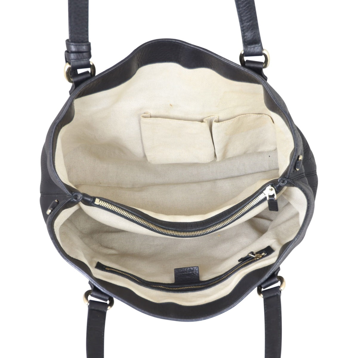 Gucci Soho Tote Medium Whole interior
