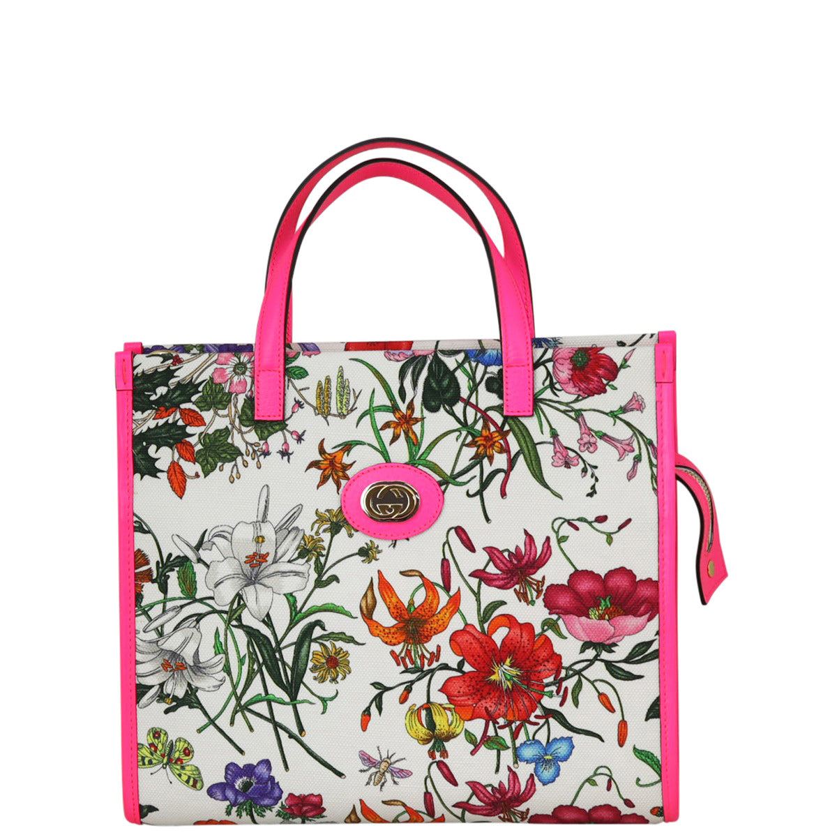 Gucci Flora Medium Tote Front
