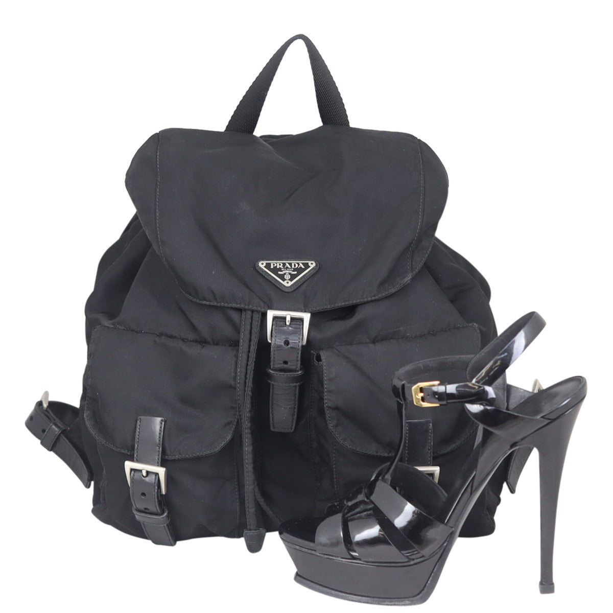 Prada Tessuto Vela Backpack Shoe
