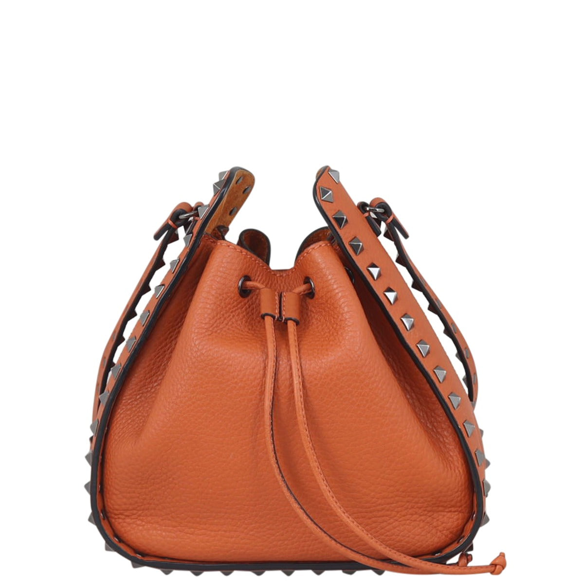 Valentino Rockstud Bucket Bag Front
