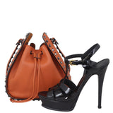 Valentino Rockstud Bucket Bag Shoe
