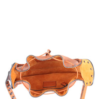 Valentino Rockstud Bucket Bag Whole interior
