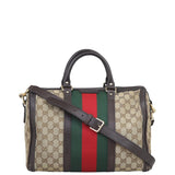 Gucci Vintage Web Original GG Boston Bag Medium Front

