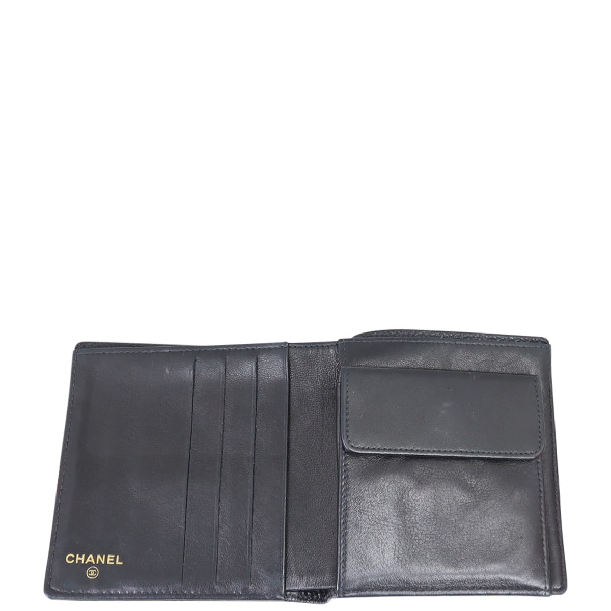 Chanel Timeless Compact Bifold Wallet Whole interior
