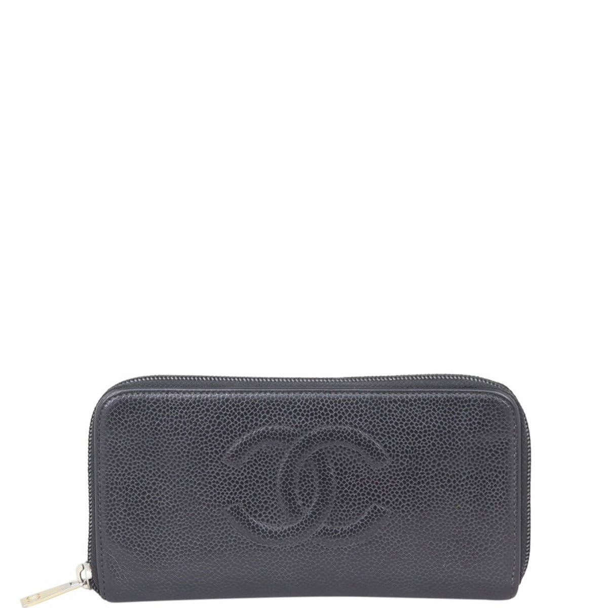 Chanel Timeless Zip Around Wallet Front
