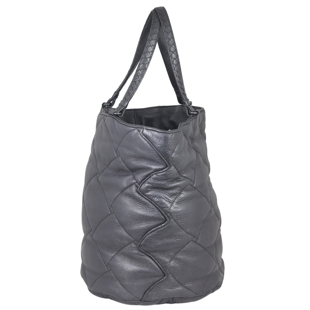 Bottega Veneta Quilted Tote Side

