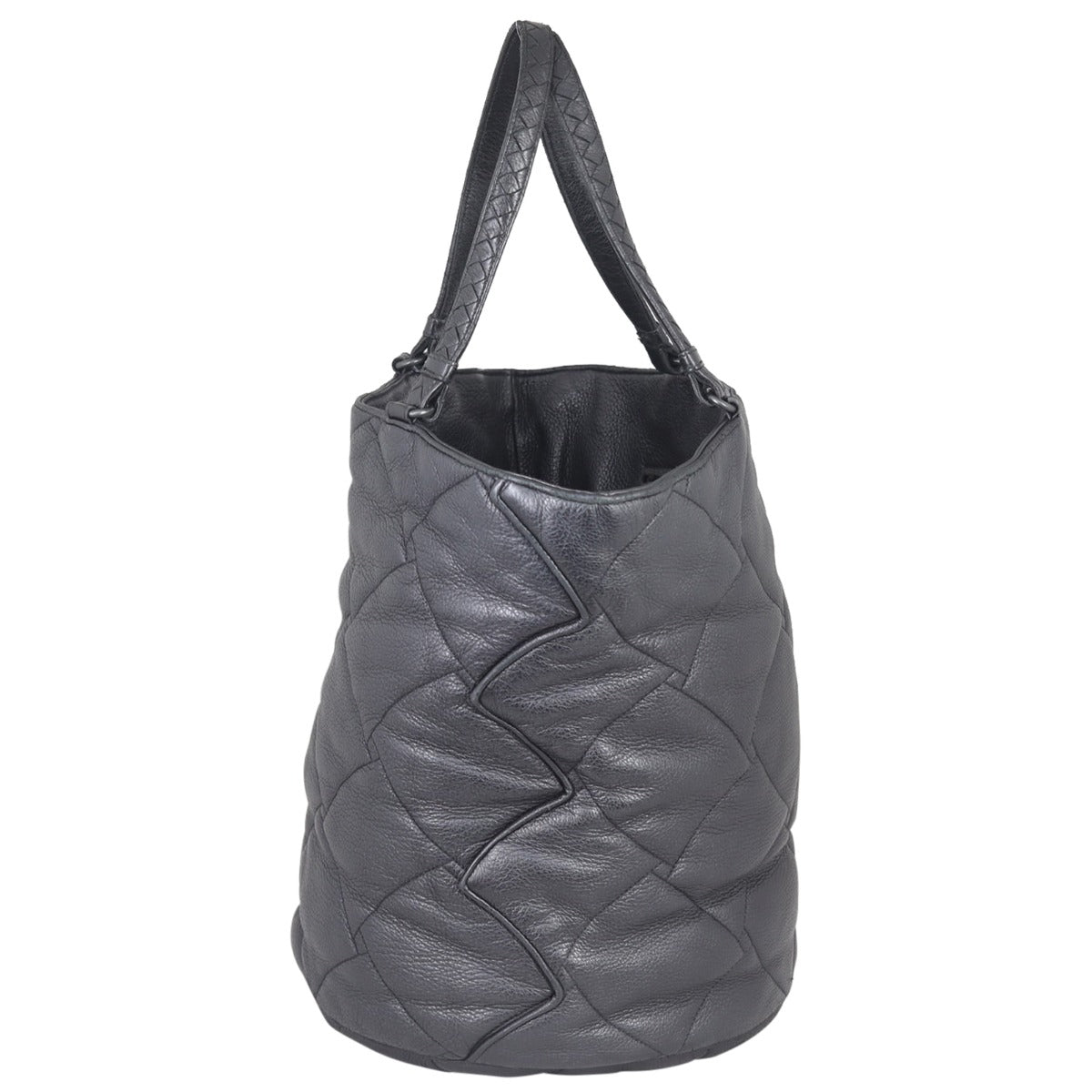 Bottega Veneta Quilted Tote Side

