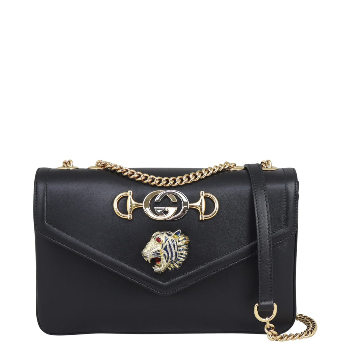 Gucci Rajah Medium Shoulder Bag Front
