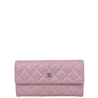 Chanel Classic Flap Long Wallet Front
