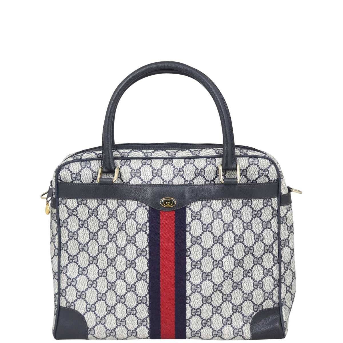 Gucci GG Supreme Crossbody Bag Front

