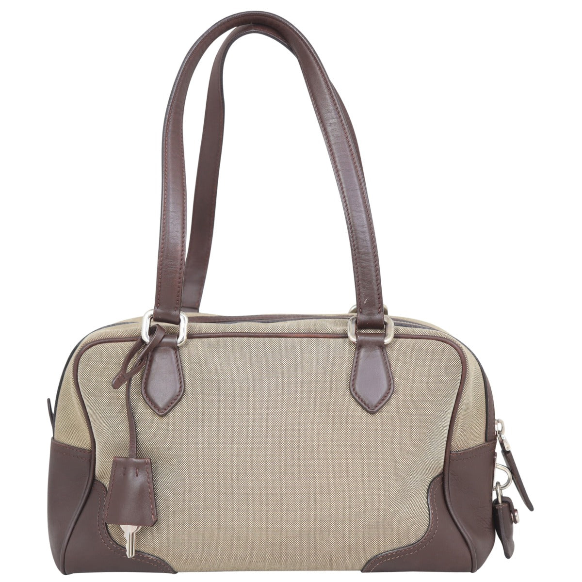 Prada Canapa Logo Bowler Back
