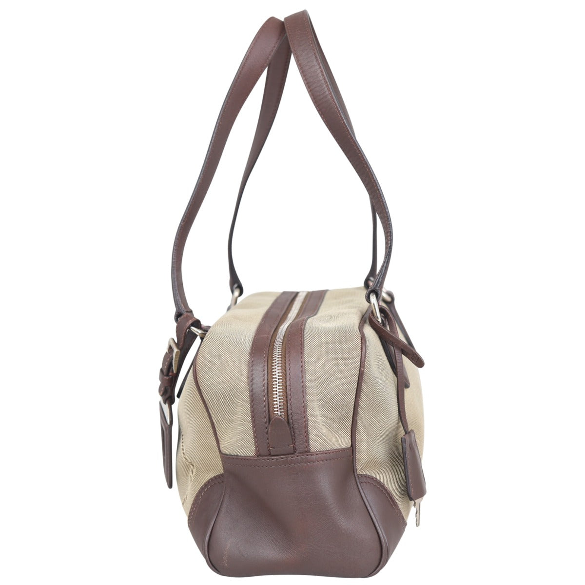 Prada Canapa Logo Bowler Side
