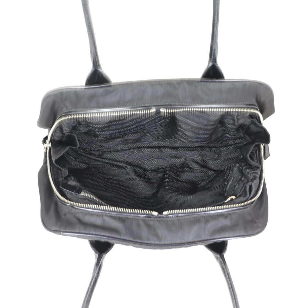 Prada Tessuto Tote Whole interior
