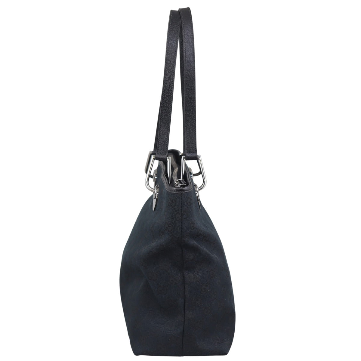 Gucci GG Canvas Eclipse Tote Side

