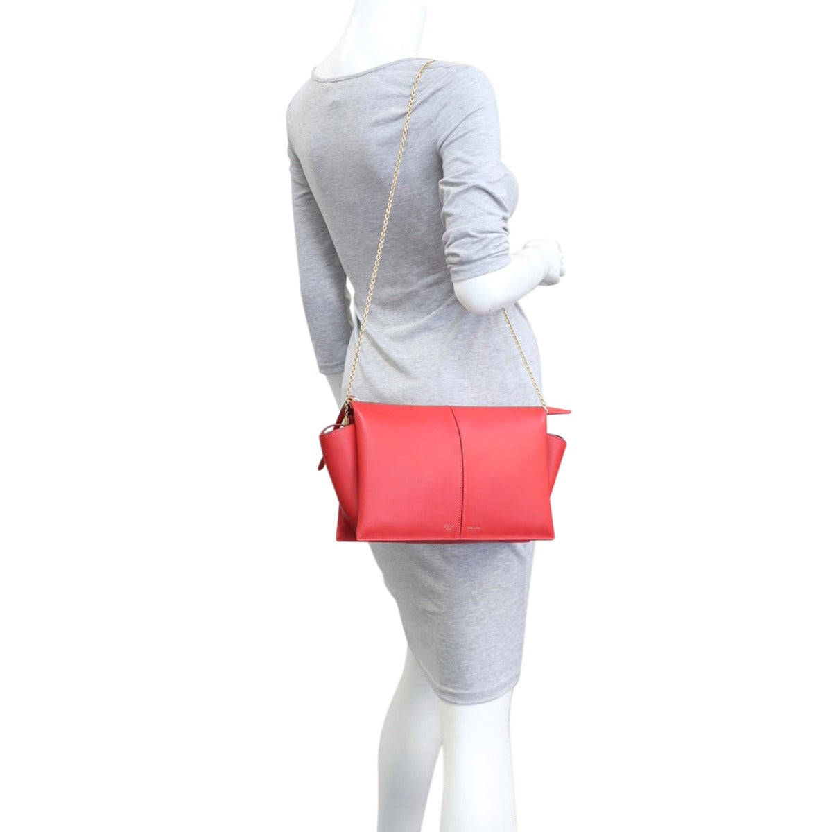 Celine Tri-fold Clutch on Chain Mannequin
