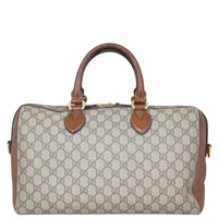 Gucci GG Supreme Medium Boston Bag Front
