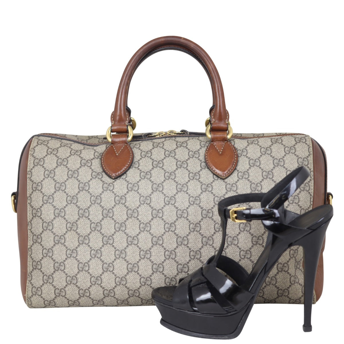 Gucci GG Supreme Medium Boston Bag Shoe
