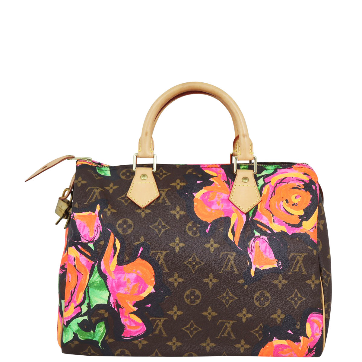 Louis Vuitton Speedy 30 Monogram Roses Limited Edition Back