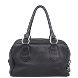 Prada Braided Handle Bauletto Bag Back
