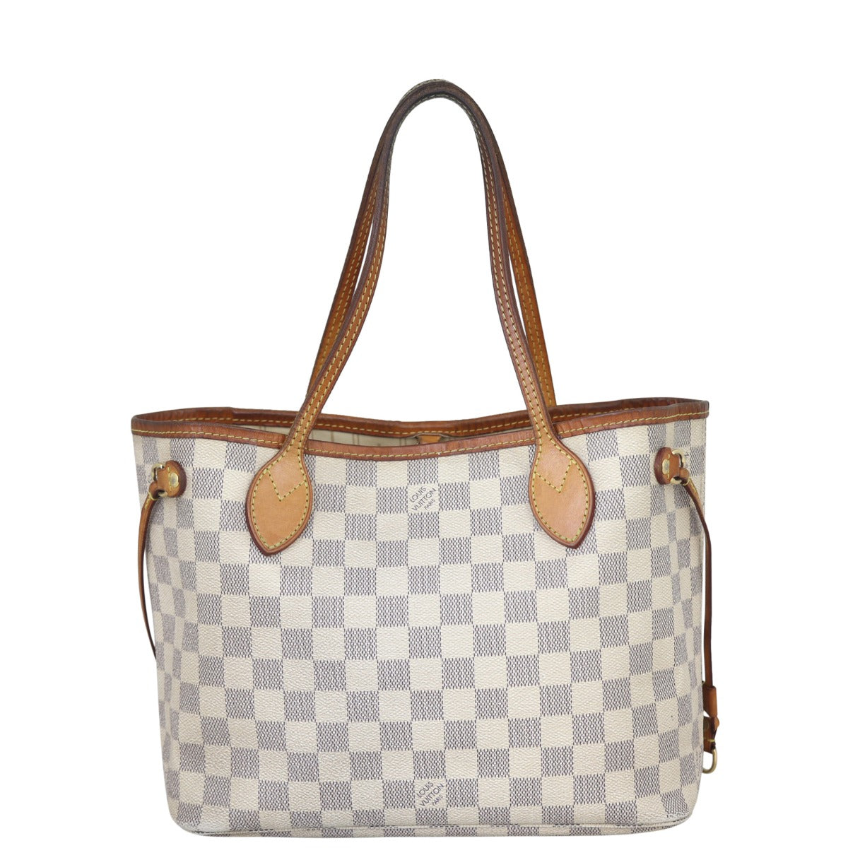 Louis Vuitton Neverfull PM Damier Azur Front
