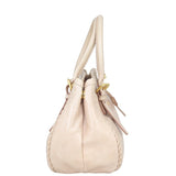 Prada Vitello Shine Bow Satchel Side
