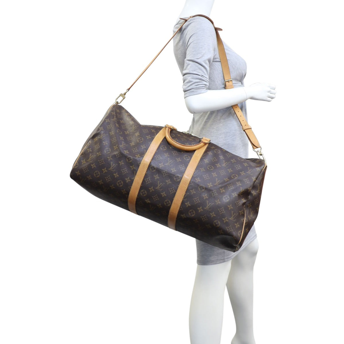 Louis Vuitton Keepall 55 Bandouliere Monogram Mannequin

