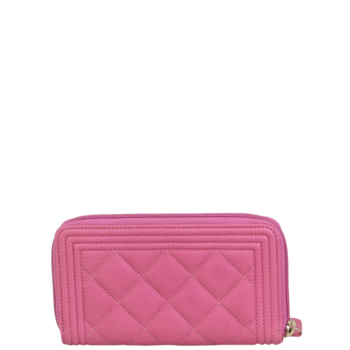 Chanel Boy Zip Around Wallet Back

