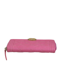 Chanel Boy Zip Around Wallet Base
