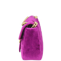 Gucci GG Marmont Velvet Small Shoulder Bag Side
