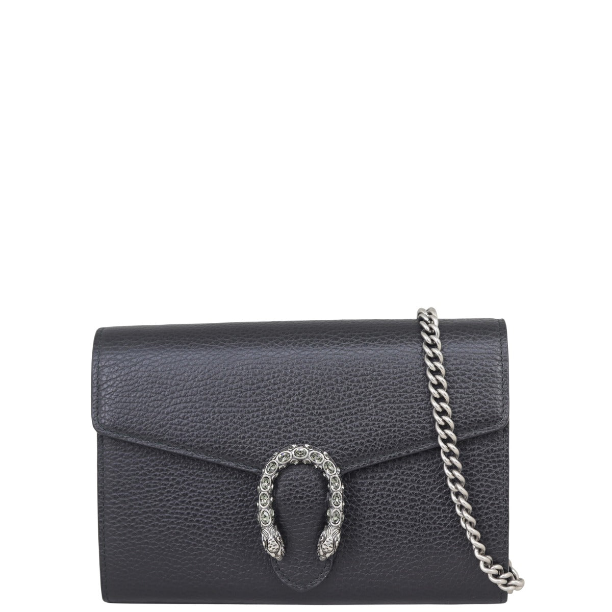 Gucci Dionysus Mini Leather Chain Wallet Front

