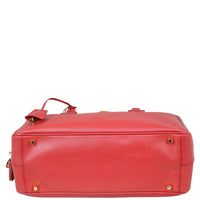 Prada Saffiano Lux Bauletto Bag Base
