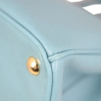 Prada Saffiano Lux Galleria Double Zip Tote Medium Corner

