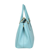 Prada Saffiano Lux Galleria Double Zip Tote Medium Side
