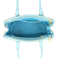 Prada Saffiano Lux Galleria Double Zip Tote Medium Whole interior
