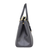 Prada Saffiano Lux Galleria Double Zip Tote Medium Side
