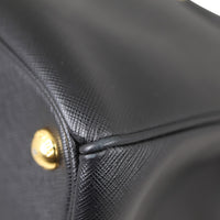 Prada Saffiano Lux Galleria Double Zip Tote Medium Corner
