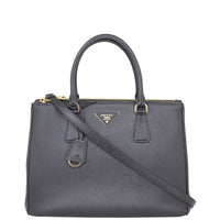 Prada Saffiano Lux Galleria Double Zip Tote Medium Front
