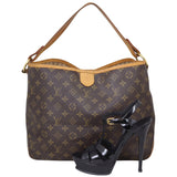 Louis Vuitton Delightful MM Monogram with Shoulder Strap