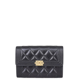 Chanel Boy Flap Wallet Front