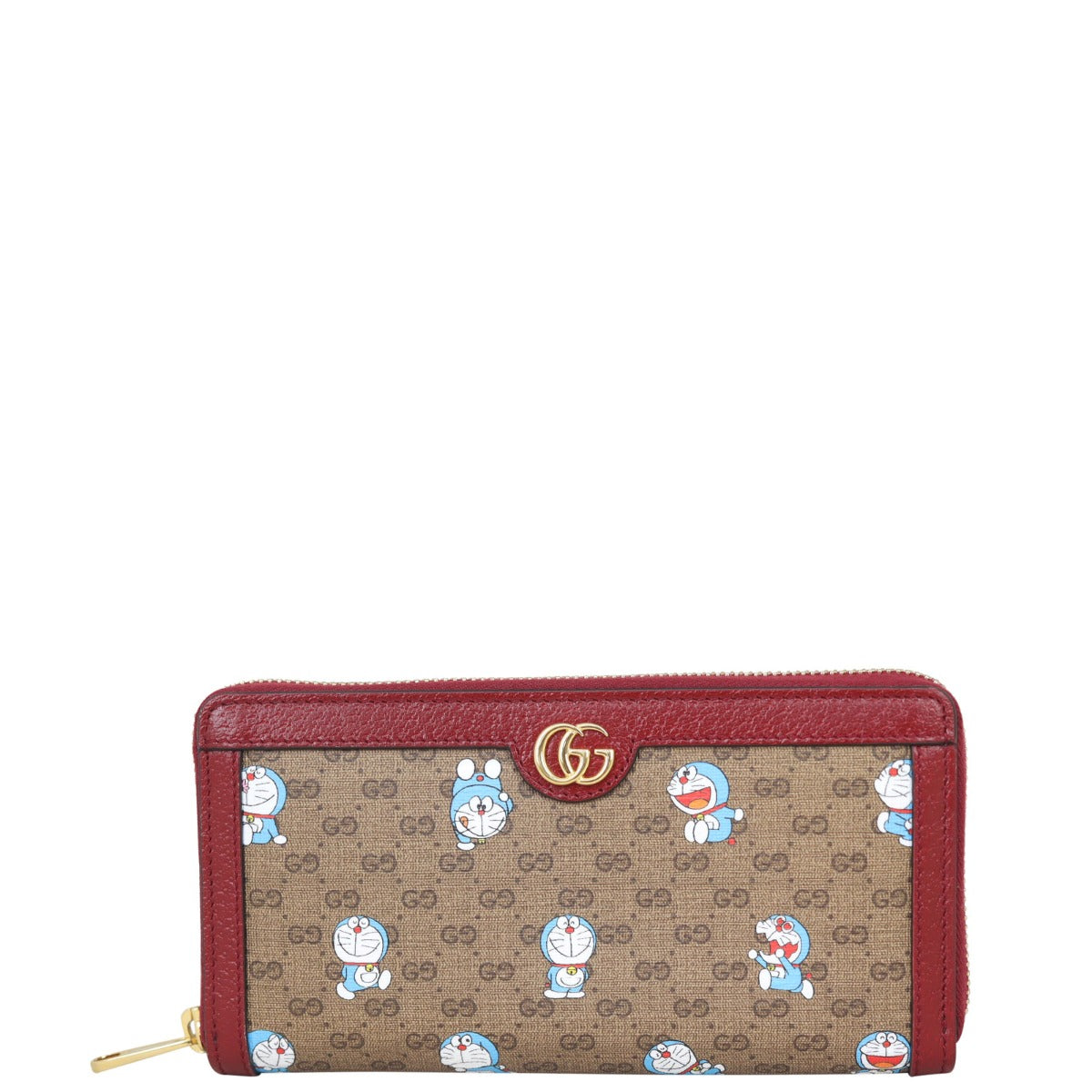 Gucci Doraemon Zip Around Wallet Front