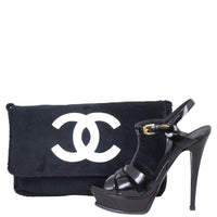 Chanel CC Pile Shoulder Bag Shoe
