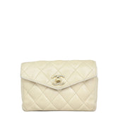 Chanel Vintage Quilted CC Belt Bag