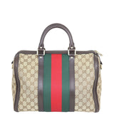 Gucci Vintage Web Original GG Boston Bag Medium Back

