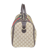 Gucci Vintage Web Original GG Boston Bag Medium Side
