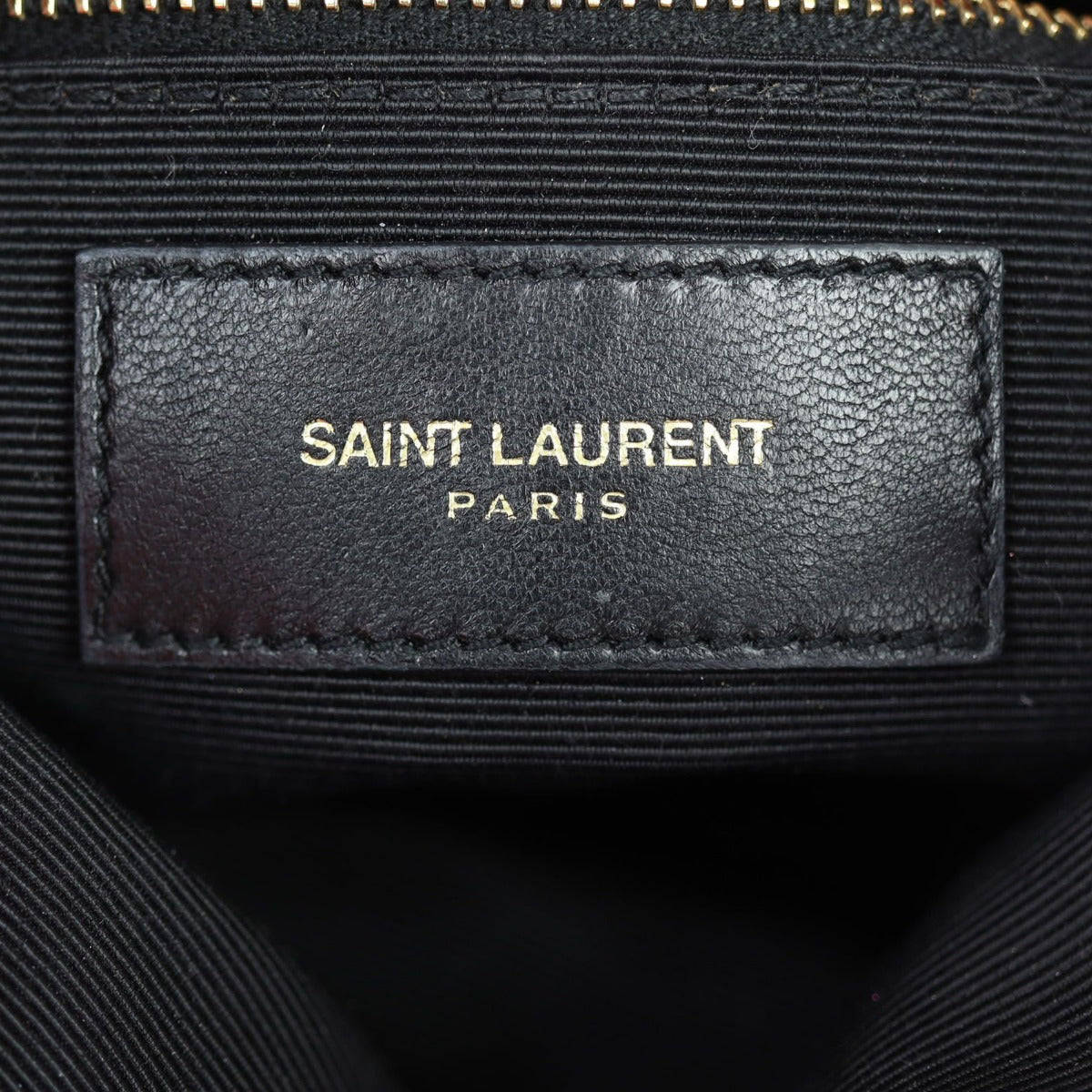 Saint Laurent Letters Metallic Fold Clutch Stamp
