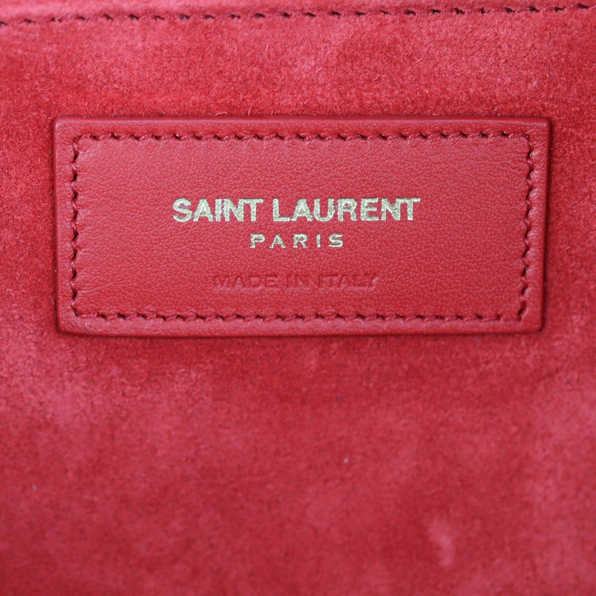 Saint Laurent Y Ligne Clutch Stamp

