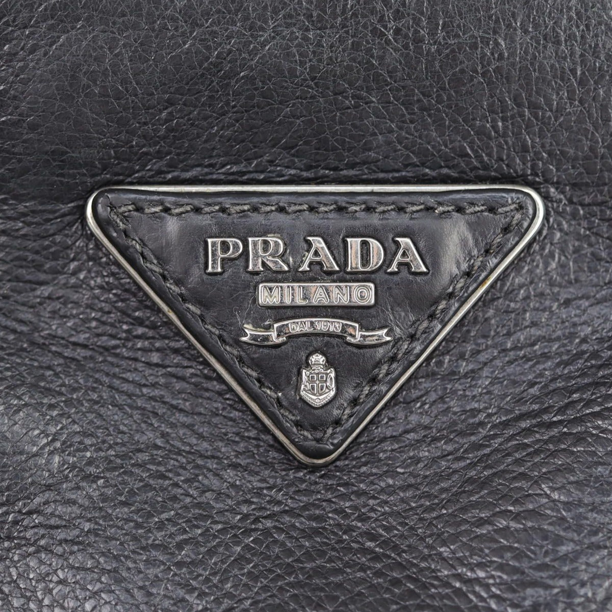 Prada Twin Pocket Glace Calfskin Tote Hardware
