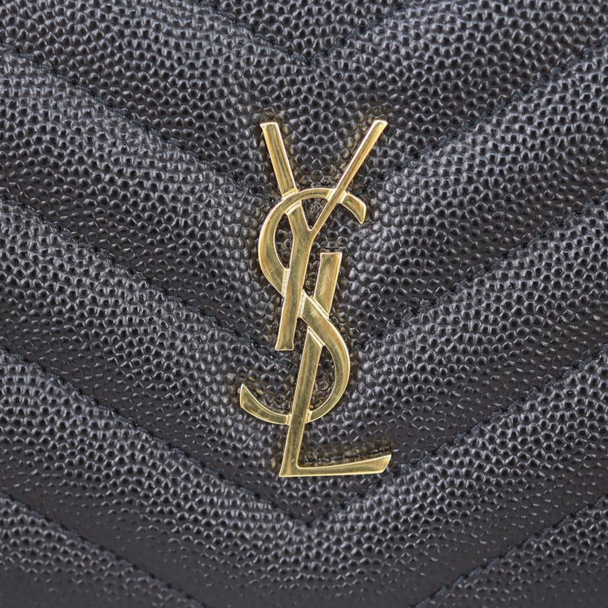 Saint Laurent Monogram Zipped Two-Part Wallet Hardware
