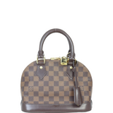 Louis Vuitton Alma BB Damier Ebene | Padlock Gold
